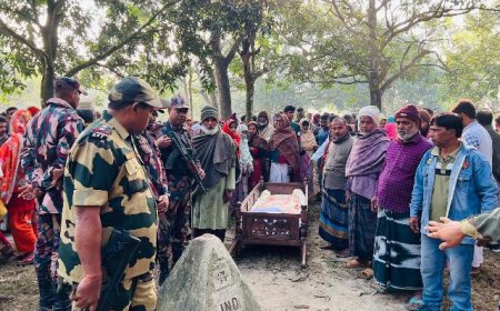 সীমান্তের শূন্য লাইনে আত্মীয়ের মৃতদেহ দেখার সুযোগ মিলল