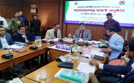 ১৩ জনের মনোনয়নপত্র বাতিল, দুইজনের স্থগিত, নয়জনের বৈধ