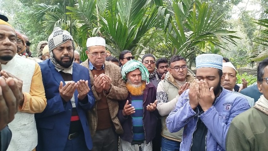 সাবেক এমপির কবর জিয়ারত বিএনপির প্রার্থী ড. ফরহাদের