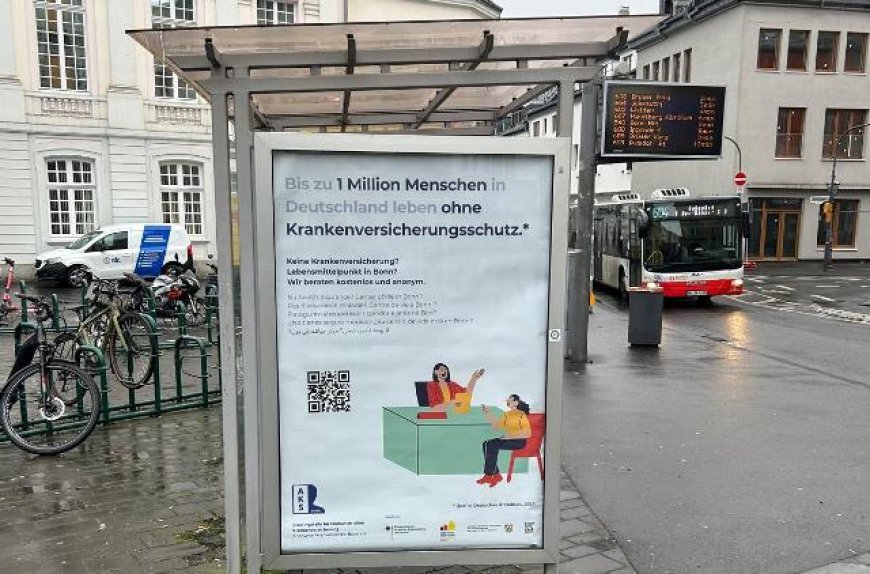 Plakatkampagne in Bonn: Hilfe für Menschen ohne Krankenversicherung sichtbar machen