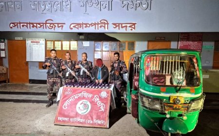 শিবগঞ্জ সীমান্তে বিপুল নেশাজাতীয় সিরাপসহ আটক একজন