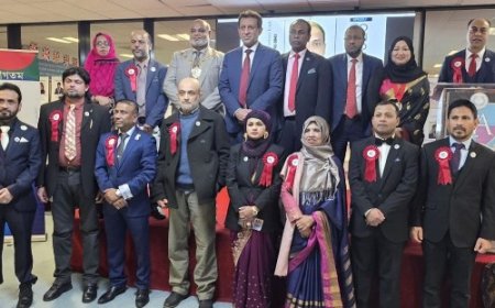 ইউকে বাংলা রিপোর্টার্স ইউনিটির অভিষেক সম্পন্ন