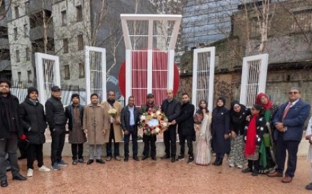 ইউকে বাংলা রিপোর্টার্স ইউনিটির উদ্যোগে শহীদ দিবস পালিত