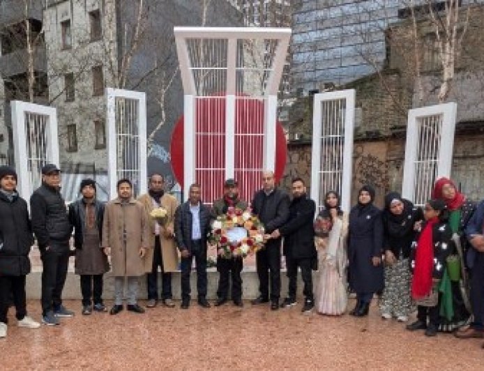 ইউকে বাংলা রিপোর্টার্স ইউনিটির উদ্যোগে শহীদ দিবস পালিত