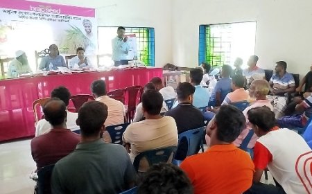 বীজ বিতরণ এবং হাইব্রিড ধানের অধিক ফলন বিষয়ে কর্মশালা