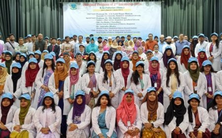 বাকৃবিতে মাৎস্যবিজ্ঞান অনুষদের দ্বিতীয় ইন্টার্নশিপ উদ্বোধন