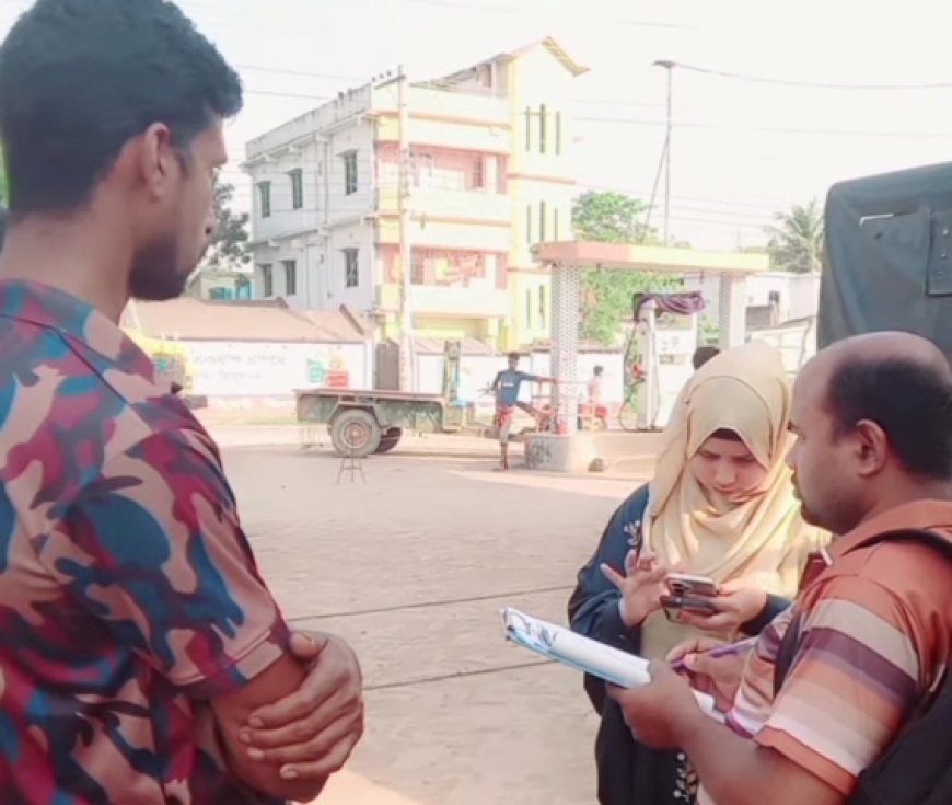 গোমস্তাপুরে ফিলিং স্টেশনকে ৫০ হাজার টাকা জরিমানা