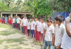 পূর্বকলাবাড়ীয়া বিদ্যালয়ের মাঠ দখল করে বাড়ি নির্মাণের প্রতিবাদ