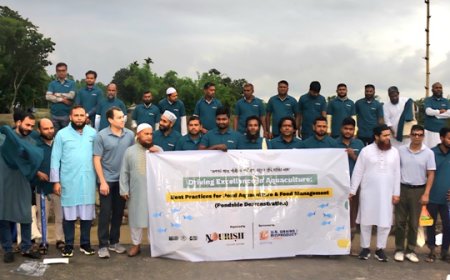 ময়মনসিংহে ৩৫০ মৎস্যচাষীকে প্রশিক্ষণ দিলো নারিশ