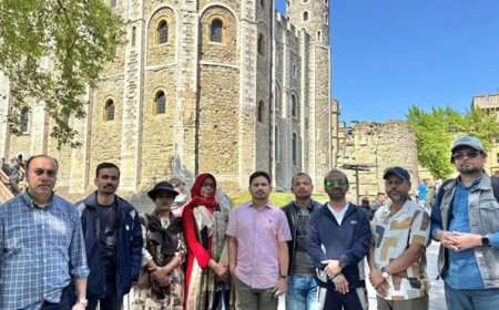 ইউকে বাংলা রিপোর্টার্স ইউনিটির টাওয়ার অব লন্ডন পরিদর্শন