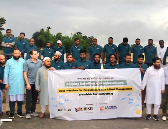 Nourish trains 350 fish farmers in Mymensingh