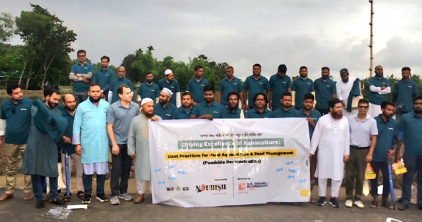 Nourish trains 350 fish farmers in Mymensingh