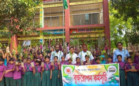 চাঁপাইনবাবগঞ্জ মধুমালা রেডিও ক্লাবের বৃক্ষরোপণ