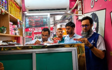 বিএসটিআই’র অনুমোদনহীন কেক ও চকলেট বিক্রি করায় জরিমানা