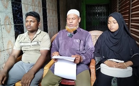 নড়াইলে অপহরণের অভিযোগে সংবাদ সম্মেলন অনুষ্ঠিত