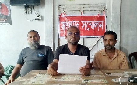 কালিয়ায় অপপ্রচারের অভিযোগে সংবাদ সম্মেলন অনুষ্ঠিত