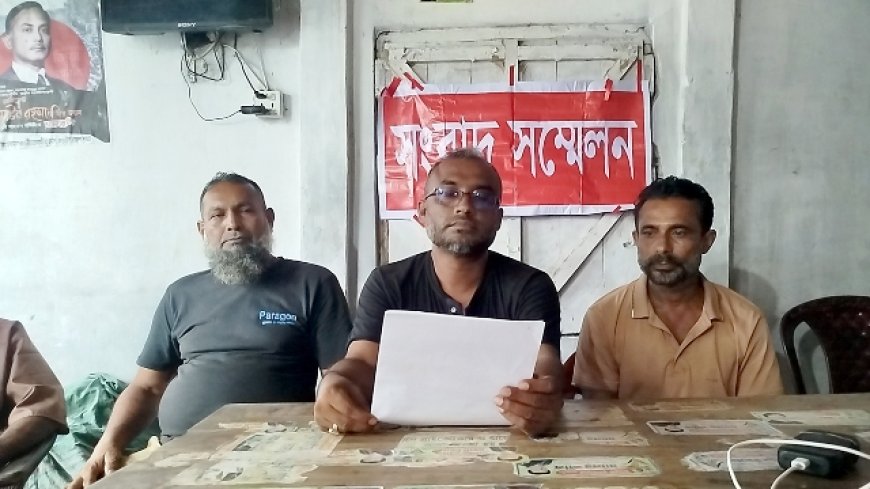 কালিয়ায় অপপ্রচারের অভিযোগে সংবাদ সম্মেলন অনুষ্ঠিত