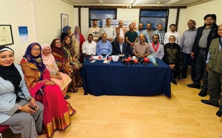 বকসি ইকবালের সম্মানে ইউকে বাংলা রিপোর্টার্স ইউনিটির মতবিনিময়