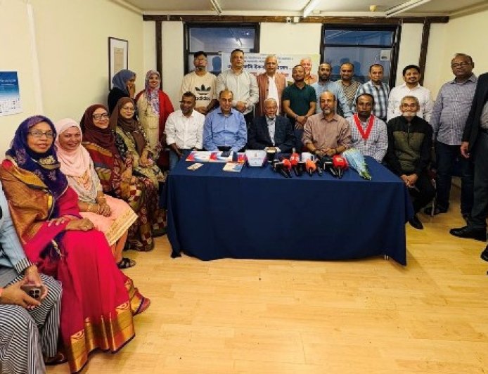 বকসি ইকবালের সম্মানে ইউকে বাংলা রিপোর্টার্স ইউনিটির মতবিনিময়