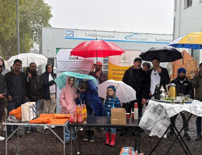 World Cleanup Day in Bad Godesberg: Eine bunte Gemeinschaft räumt gemeinsam auf